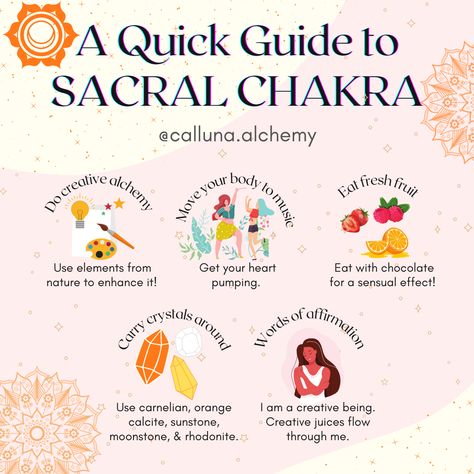 Sacral Chakra Healing Affirmations, Sacral Chakra Yoga, Sacral Chakra Healing, Healthy Coping Skills, Chakra Health, Chakra Affirmations, Chakra System, Soul Healing, Wiccan Spell Book