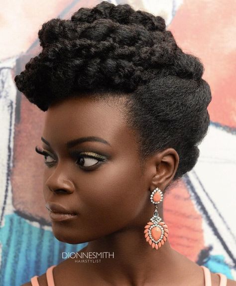 Updo With Twists For Natural Hair Twists For Natural Hair, Updo With Twists, Twisted Updo, Hair Cute, Natural Hair Beauty, Natural Hair Updo, Natural Hair Inspiration, Natural Hair Tips, Hair Crush