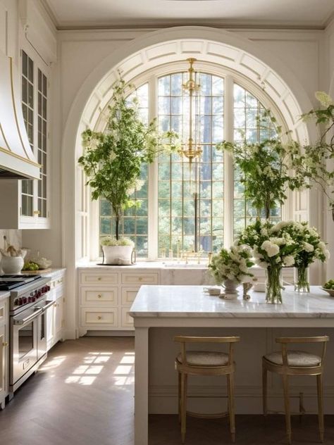 Flower Gardening Ideas, Flower Tower, Dream Life House, Dream Kitchens Design, Enchanted Home, Flower Gardening, Dream House Rooms, Gorgeous Kitchens, French Chateau