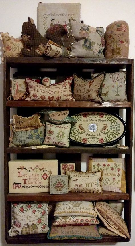 Cross Stitch Display Ideas, Cross Stitch Finishing Ideas, Heartstring Samplery, Surface Embroidery, Gold Dust Woman, Chrissie Hynde, Cross Stitch Sampler Patterns, Primitive Stitchery, Picnic Quilt