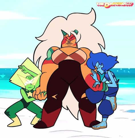 Thediamond637digital on Instagram: "Chrysocolla Fusion of Jasper, Lapis and Peridot A disturbing giant monster fusion with a animal body, too many psychological problems for a fusion, She got a good kind of a humor for a terrifying thing. Somehow they are stable at the point of fighting very well. Could Obsidian handle that? #peridotstevenuniverse #peridotsu #lapislazulistevenuniverse #lapislazulisu #lapissu #malachitestevenuniverse #malachitesu #alexandritestevenuniverse #alexandritesu #stev Lapis And Peridot Fusion, Malachite Steven Universe, Jasper And Lapis, Jasper Steven Universe, Steven Universe Fusion, Jasper Lapis, Lapis Lazuli Steven Universe, Lapis And Peridot, Peridot Steven Universe