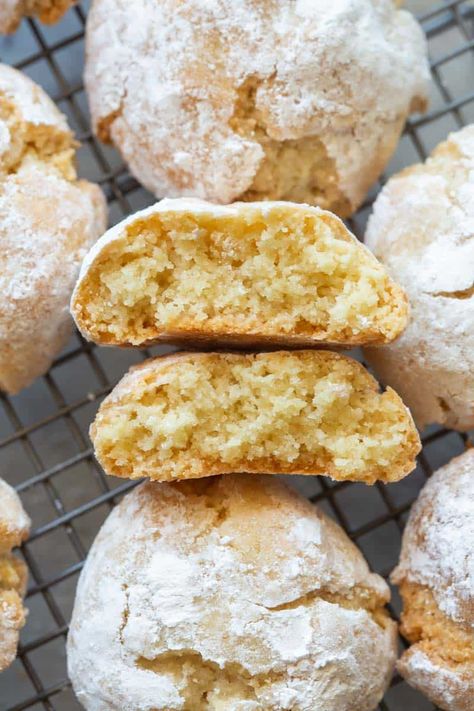 These keto almond cookies have crisp edges, tender tops and soft centers, you won't believe they are low carb! 5 ingredients and ready in minutes! Keto Almond Cookies, Recipes With Almond Flour, Italian Almond Cookies, Almond Meal Cookies, Keto Cookie Recipes, Almond Butter Cookies, Almond Flour Cookies, No Flour Cookies, Sugar Free Cookies