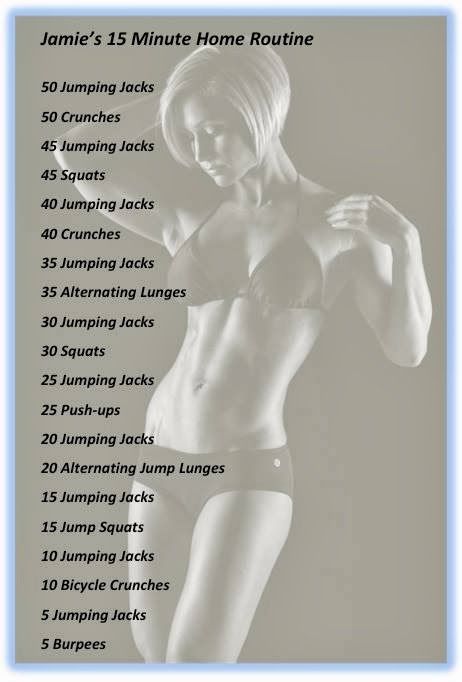 Diary of a Fit Mommy: Jamie Eason's 15 Minute Home Routine Squat Jump, Jamie Eason, Mommy Workout, Motivation Fitness, Quick Workout, Cardio Workout, Get In Shape, Fitness Diet, Stay Fit