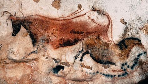 Lascaux Cave Paintings, Prehistoric Painting, Prehistoric Cave Paintings, Deer Art Print, Cave Painting, Cave Art, Earth Pigments, Prehistoric Art, Deer Art