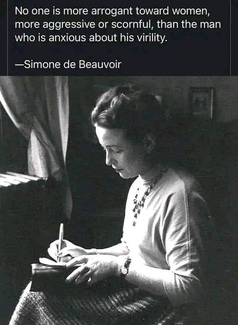 Louise Penny | Women's Wisdom Hour - Simone de Beauvoir | Facebook Underappreciated Quotes, Louise Penny Books, Louise Penny, Feminist Theory, Thought Provoking Quotes, Say That Again, Poetry Words, Positive Self Affirmations, The More You Know