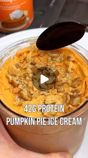 Ninja Creami Recipes, Pumpkin Pie Protein, Pumpkin Pie Ice Cream, Creami Recipes, Ninja Recipes, Protein Ice Cream, Get Ready For Fall, Ninja Creami, Daily Recipes