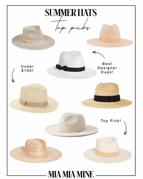 Beach Hat Trends 2023, Womens Panama Hat, Beach Hats For Women 2023, Women’s Summer Hats, Summer Hats For Women 2024, Panama Hat Outfit Summer, Summer Hats 2023, Fedora Hat Outfit Summer Casual, Panama Hat Outfit