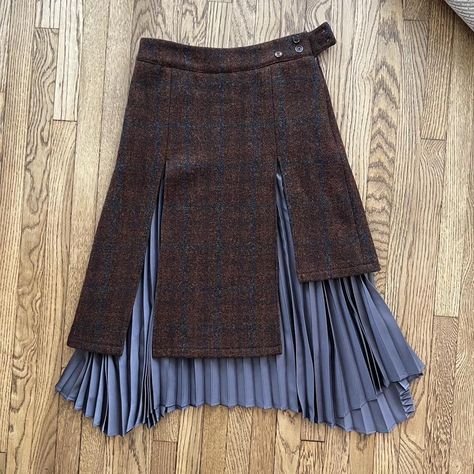 Layered Skirt, Mode Inspo, Vintage Designer, Kilt, Dream Clothes, Pretty Outfits, Fashion Inspo Outfits, Alpaca, Tartan