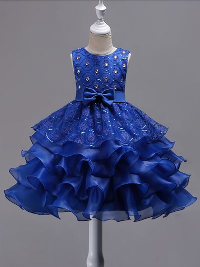 Temu | Explore the Latest Clothing, Beauty, Home, Jewelry & More Flower Party Dress, Princess Dress Kids, Quinceanera Dresses Blue, Kids Party Dresses, First Communion Dresses, Girl Princess Dress, Birthday Party Dress, Dresses Blue, Pageant Dresses