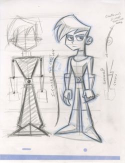 Cartoon Anatomy Reference, Danny Phantom Sketch, Danny Phantom Art, Comic People, Construction Art, Cartoon Sketch, Cartoon Style Drawing, Character Design Sketches, Cartoon Sketches