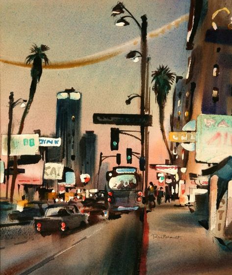 Hilbert Museum at Chapman Spotlights New Los Angeles Area Scene Paintings | Chapman Newsroom American Scene Painting, Chapman University, Olvera Street, Vibrant Paintings, California Attractions, American Illustration, Los Angeles City, Rural Scenes, California Art