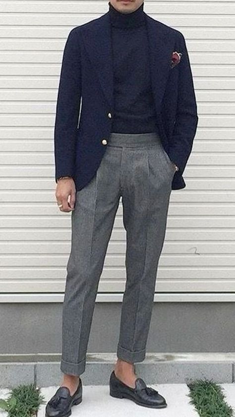 Grey Pants Men Outfit, Cool Mens Suits, Grey Pants Outfit Men, Mens Suits Style, Masculinity Quotes, Best Suits For Men, Suits Style, Quotes Empowering, Suit Combinations