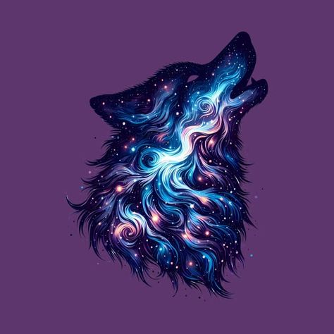 Check out this awesome 'Galaxy+Wolf+Howling+Women+Wolf+Shirt' design on @TeePublic! Galaxy Wolf Art, Galaxy Wolf, Wolf Silhouette, Wolf Photos, Purple Fits, Wolf Shirt, Canine Art, Wolf Pictures, Sky Color