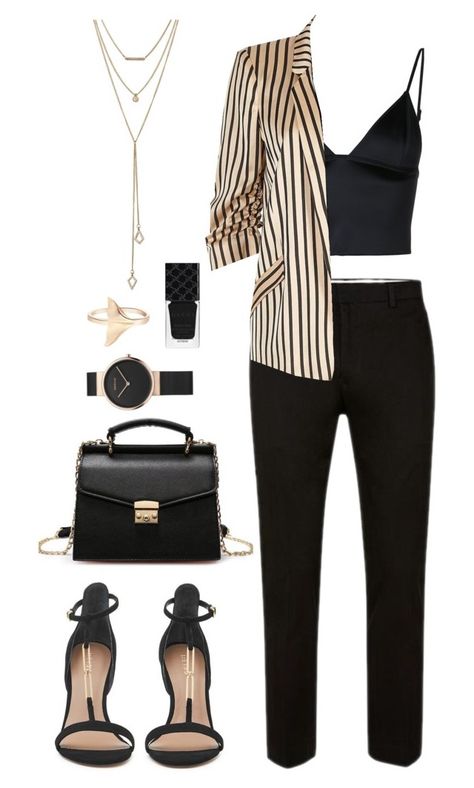 Street style by dalma-m on Polyvore featuring polyvore fashion style T By Alexander Wang River Island SUGARFIX by BaubleBar Gucci clothing Bartender Aesthetic, Ootd Work, Soft Grunge Outfits, Wardrobe Building, Gucci Clothing, Second Guessing, Classic Clothes, Full Outfits, Work Formal