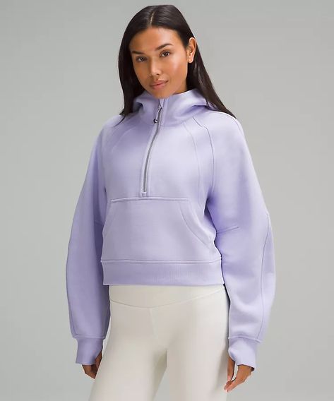 Women's Scuba Hoodies & Sweatshirts | lululemon Black Hoodie Women, Lululemon Hoodie, Lululemon Scuba Hoodie, Lululemon Scuba, Half Zip Hoodie, Cozy Fabric, Hoodie Women, Lulu Lemon, Lululemon Women