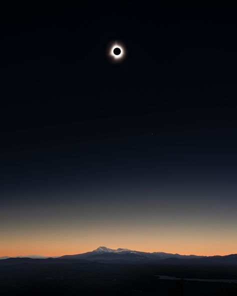 Solar Eclipse Over Katahdin | Coast of Maine Photography by Benjamin Williamson Eclipse Photography, Baxter State Park, Maine Photography, Eclipse Lunar, Northern Maine, Spring Snow, Path Of Totality, Solar Eclipses, Soft Spring