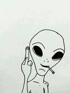 Right on! #AlienLife Pothead Drawings, Trippy Drawing Ideas, Tato Naga, Alien Drawings, Trippy Drawings, Výtvarné Reference, Soyut Sanat Tabloları, Seni 3d, Funny Drawings