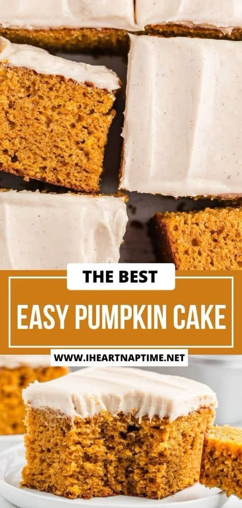 Spice Cake Recipes Easy, Ice Breaker Team Building, Pumpkin Cake Recipes Easy, Easy Pumpkin Cake, Quick Dinners For Two, Moist Pumpkin Cake, Pumpkin Cake Easy, Pumpkin Cake Recipe, Pumpkin Dump Cake Recipe