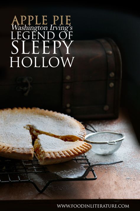 Washington Irvings' Legend of Sleepy Hollow is the Halloween story we're all grown up with. Now you can throw a Sleepy Hollow Halloween party with the full menu and authentic recipes from the book. In this post we make the traditional apple pie.