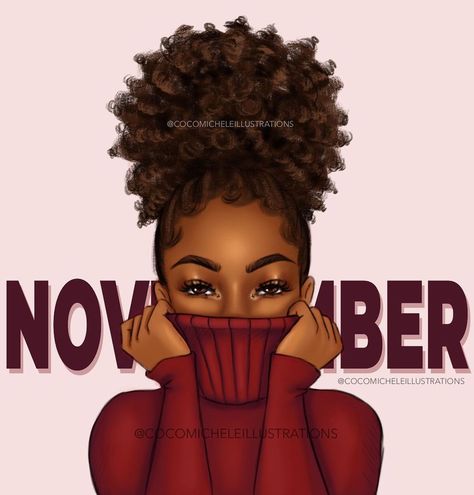 Coco Michele on Instagram: “Happy November ✨ wishing you all a cozy and relaxing Sunday!” Relaxing Sunday, Dark Beauty Photography, Happy November, Black Couple Art, Black Art Painting, Afrocentric Art, Black Artwork, Black Image, Woman Art