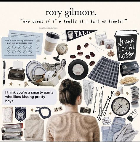 Rory Gilmore Aesthetic Study, Aesthetic Rory Gilmore, Rory Gilmore Aesthetic, Gilmore Aesthetic, Rory Gilmore Style, Estilo Gossip Girl, Gilmore Girls Outfits, Gilmore Girls Quotes, Aesthetic Study