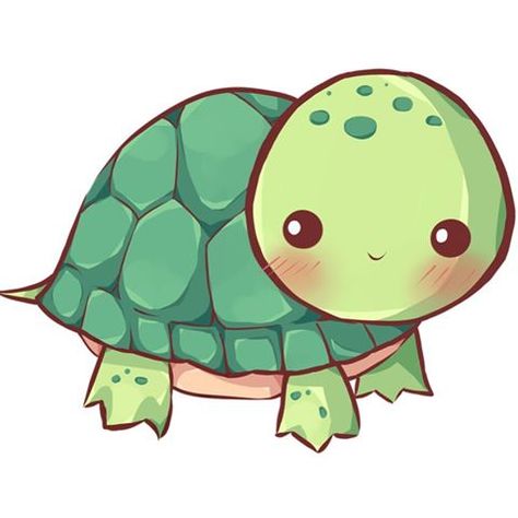 Cute lil’ turtle chibi 🐢 Cute Turtle Drawings, Tortoise Drawing, Turtle Sketch, Sea Turtle Drawing, Kawaii Turtle, Drawing Kawaii, Cute Tortoise, Turtle Costumes, Cartoon Turtle