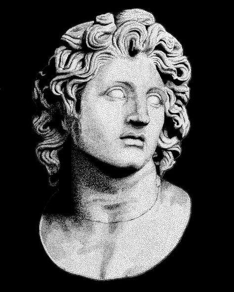 Alexander the Great served as king of Macedonia from 336 to 323 B.C. During his time of leadership, he united Greece, reestablished the… Alexander The Great Wallpaper, Alexander The Great Tattoo, Tupac Tattoo, History Drawings, Streetwear Art, Ancient Greek Sculpture, Greek Statues, Greek History, Greek Sculpture