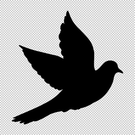 Stencil Black And White, Dove Png, Bird Stencil, Dove Bird, Black Icon, Graphic Design Projects, Face Down, Web Development, Design Projects