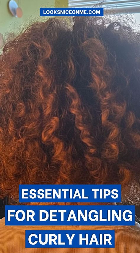 Detangling curly hair doesn’t have to be a nightmare! Explore these easy and effective techniques, including pre-wash treatments, detangling sprays, and gentle combing tips, to maintain your curls’ bounce and shine while avoiding breakage. Curly Hair Detangler, Detangle Curly Hair, Detangling Natural Hair, Curly Hair Care Routine, Detangler Spray, Curly Hair Care, A Nightmare, Hair Care Routine, Save Time