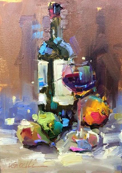 Acrylic Painting Ideas, Wine Painting, Canvas Painting Ideas, Painting Gallery, Painting Still Life, Modern Abstract Painting, Abstract Oil, Oil Painting Abstract, Art Oil