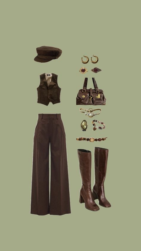 comment below a character that you think that would wear this #brown #brownaesthetic #vintage #vintageaesthetic #vintageoutfit #vintageoutfits #vintageclothes #vintageclothing #vintageaccessories #funjewelry Strawberry Kisses, Brown Outfits, Brown Outfit, Brown Aesthetic, Vintage Aesthetic, A Character, Vintage Accessories, Amazing Jewelry, Vintage Outfits