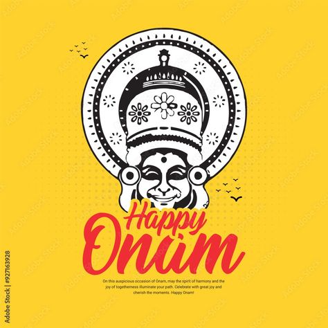 Happy Onam Festival Celebration Social media post-Banner Template, Mahabali, Bali Stock Vector | Adobe Stock Onam Festival, Happy Onam, Festival Celebration, Banner Template, Media Post, Photo Illustration, Social Media Post, Adobe Stock, Bali