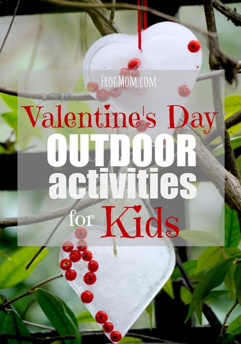 Outdoor activities are a great way to show someone dear that you love them and they’re healthy and fun too. To celebrate this wonderful day, here are 9 easy and fun outdoors activities that you can do with your kids. Have fun! Outdoor Valentines Activities, February Outdoor Activities For Kids, Valentines Outdoor Activities For Kids, Preschool Valentines Activities Games, Nature Valentines Crafts, Nature Valentines, Preschool Valentines Activities, Outdoor Activities For Toddlers, Outdoor Learning Activities