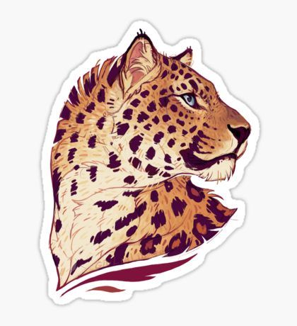 Leopard Stickers | Redbubble Birds Stickers, Tiger Sticker, Crouching Tiger, Amur Leopard, Sticker Design Inspiration, Happy Stickers, Stickers Redbubble, Tableau Art, Majestic Animals