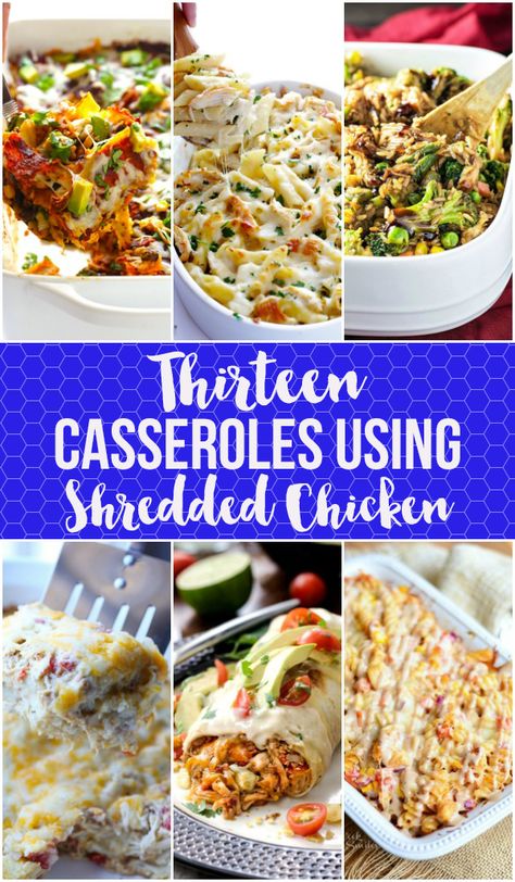 13 Cozy Casseroles Using Shredded Chicken – Parade: Entertainment, Recipes, Health, Life, Holidays Shredded Chicken Casserole Recipes, Classic Casseroles, Shredded Chicken Casserole, Rotisserie Chicken Recipes Healthy, Cozy Casseroles, Impossible Pies, Baked Chicken Parm, Casserole Dinners, Entertainment Recipes