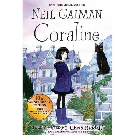 Coraline Neil Gaiman, Coraline Book, Chris Riddell, Kids Novels, American Gods, Gothic Horror, Neil Gaiman, Coraline, Great Books