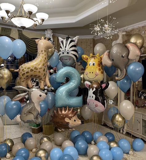 Happy Birthday Animals, 2nd Birthday Party For Boys, Simple Birthday Party, Boys First Birthday Party Ideas, Baby Boy 1st Birthday Party, Ballerina Birthday Parties, Baby Birthday Themes, Birthday Themes For Boys, Girl Birthday Decorations