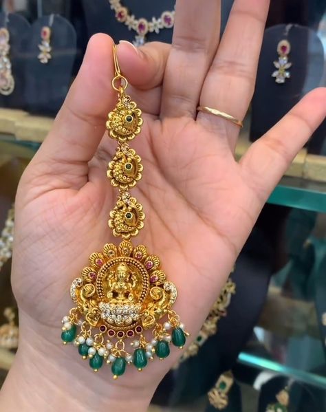 Papada Billa Designs Gold, Papadi Billa Designs Gold Latest, Papita Billa Designs Gold, Papadi Billa Designs Gold, Necklace For Neckline, Gold Earrings For Kids, 22 Carat Gold Jewellery, Tikka Jewelry, Temple Jewelry Necklace