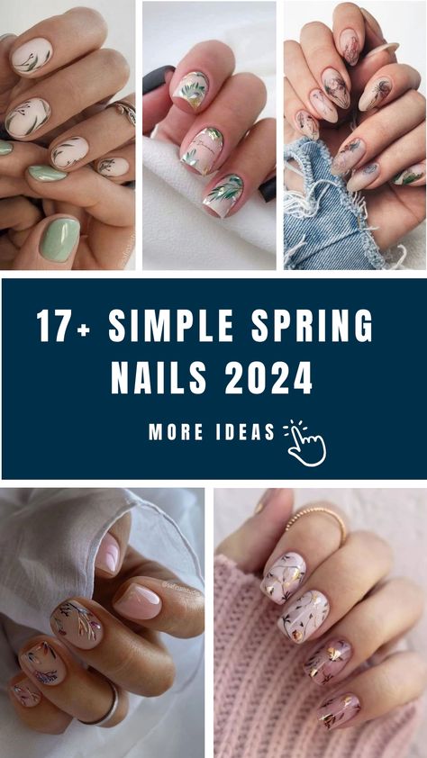 Cute, Classy Designs, Colors, and Ideas - | February 2024 | Willtiptop Blooming Nails, Simple Spring Nails, Sharp Nails, Festive Nail Art, Spring Nail Trends, Abstract Nail Art, Transparent Nails, Matte Nails Design, Gel Polish Colors