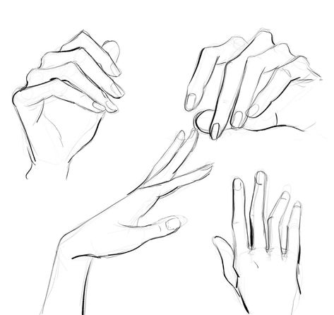 Hand Holding Face Drawing Reference, Hands Clasped Together Reference Drawing, Hand Caressing Face Reference Drawing, Loose Tie Drawing Reference, Hand On Neck Drawing, Anime Hands Reference, Anime Hand Reference, Hand On Shoulder Reference, Thumbs Up Pose