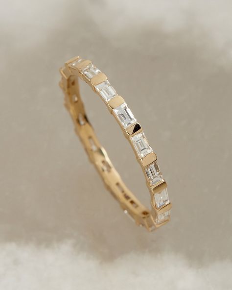 The Petite Baguette Eternity Band – Après Jewelry Baguette Eternity Band, Baguette Band, Baguette Diamond Band, Baguette Wedding Band, Wedding Band For Women, Wedding 2025, Baguette Ring, Solid Gold Band, Wedding Vibes