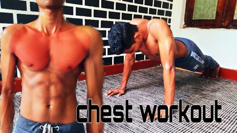 Gym Chest Workout, Chest Workout At Home, 30 Days Challenge, Best Chest Workout, Personalized Workout Plan, No Gym, Days Challenge, Chest Workouts, Men's Fitness