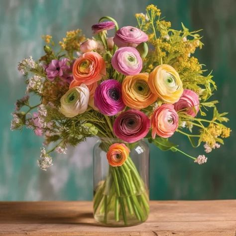 Why We Love Including Ranunculus In Our Bouquets At Ever + Maple Simple Ranunculus Arrangement, Ranunculus Centerpiece Wedding, Ranunculus Flower Arrangements, Ranuncula Bouquet, Poppy Arrangements, Ranunculus Bouquet Wedding, 2025 Vison, Ranunculus Centerpiece, Ranunculus Wedding Bouquet