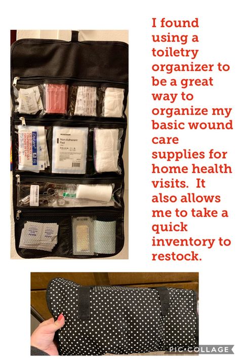 Home Infusion Nurse, School Nurse Emergency Bag, Home Health Nurse Trunk Organization, Home Health Nurse Hacks, Home Care Nurse, Home Health Nurse Tips, Home Health Nurse Bag, Hospice Nurse Car Organization, Home Health Nurse Organization