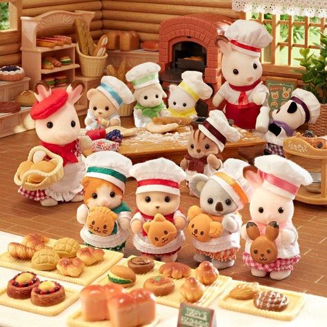 Sylvanian Families House, Critters 3, Calico Critters Families, Family Series, Baby Doll Toys, Forest Baby, Family Diy, Kawaii Doll, Doll Family