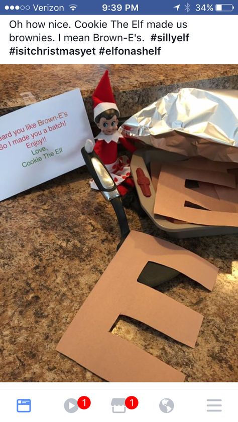 Brown Es How To Make Brown, Shelf Ideas, The Elf, On The Shelf, Elf On The Shelf, Elf, Shelves, Make It Yourself, Holiday Decor