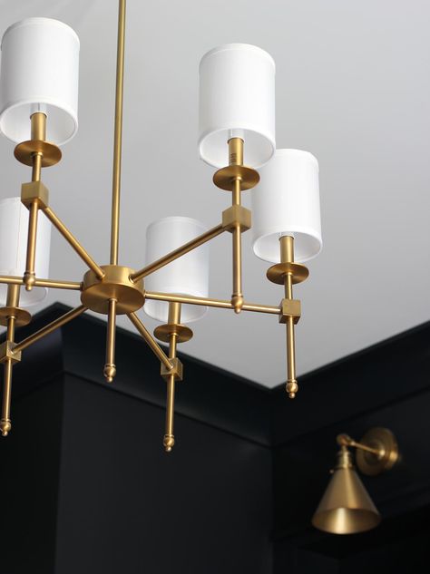 How To Choose Light Fixtures For Your Home Media Room Light Fixture, Study Light Fixture, Gold Office Light Fixture, Masculine Office Chandelier, Cool Office Lights, Sitting Room Light Fixtures, Ceiling Light Fixtures Dining Room, Modern Transitional Light Fixtures, Modern Vintage Light Fixture