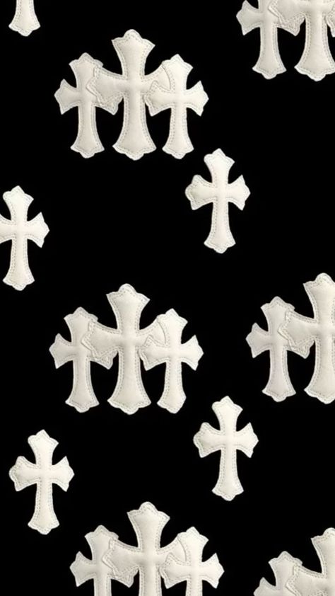 Cool Cross Wallpaper, Baddies Wallpaper Iphone, I Love Me Wallpaper, Opiumcore Wallpaper, Chrome Hearts Wallpaper, Baddies Wallpaper, Crosses Wallpaper, Fye Wallpapers, Wallpaper Profile Picture