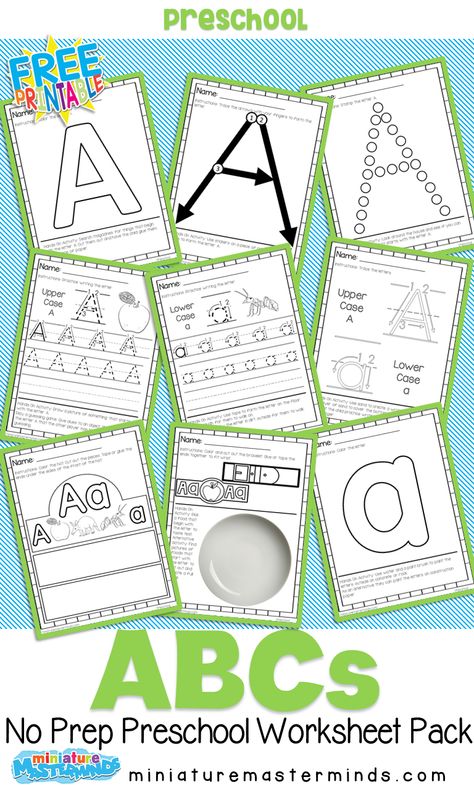 Free Printable Preschool Alphabet Workbook Letter A Free Printable Worksheets, Letters For Preschoolers Free Printable, Preschool Workbook Free Printable, Spring Alphabet Letters Free Printable, Prek Printables Free, Abc Printables Free Preschool Alphabet Activities, Letter A Free Printable, Alphabet Letters To Print Free Printable, Free Abc Printables Preschool