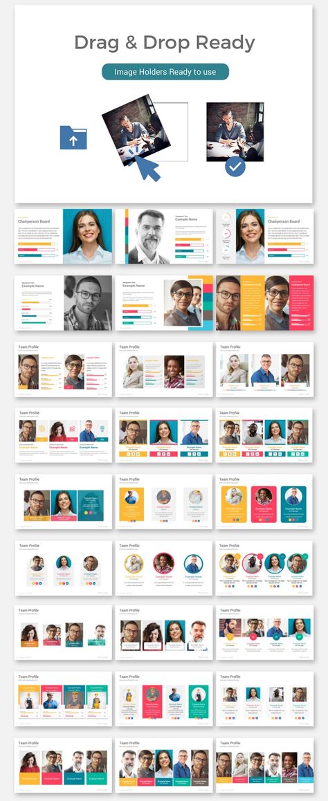 Team Profile PowerPoint Presentation Template PowerPoint Template